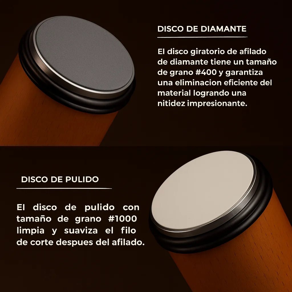 Afilador Profesional de Cuchillos con Discos Diamantados | Filo Perfecto En Minutos - Hōchō Chef