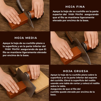 Afilador Profesional de Cuchillos con Discos Diamantados | Filo Perfecto En Minutos - Hōchō Chef