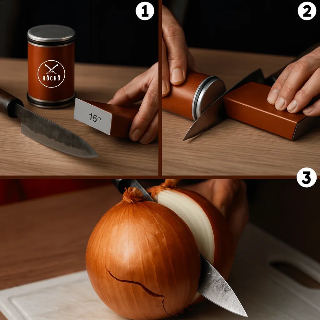 Afilador Profesional de Cuchillos con Discos Diamantados | Filo Perfecto En Minutos - Hōchō Chef