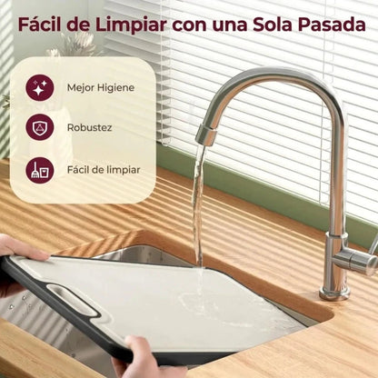 Tabla de Titanio Doble Cara – Duradera, Fácil de Limpiar y Antimanchas - Hōchō Chef